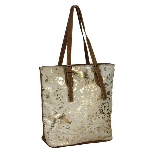 Myra Bag Tinges Leather Tote Bag Front