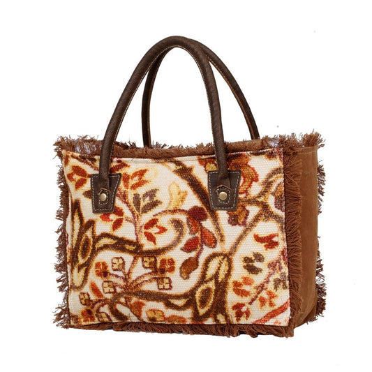 Myra Bag Blazing Fire Satchel Bag Front