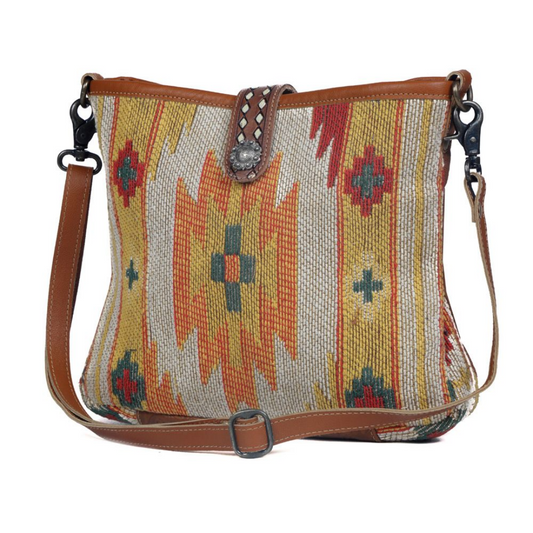 Myra Bag Flowery Spring Shoulder Bag Front