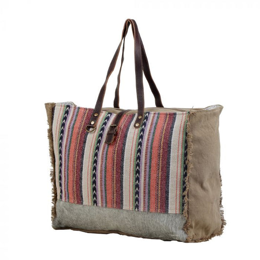 Myra Bag Pastel Hues Weekender Bag Front