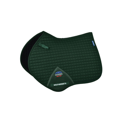 image_main - Forest Green - WeatherBeeta Prime Air-Tec Jump Shaped Saddle Pad - .jpg