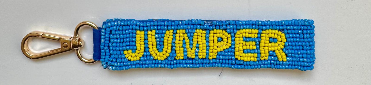 Beaded Bag Charm/Keychain