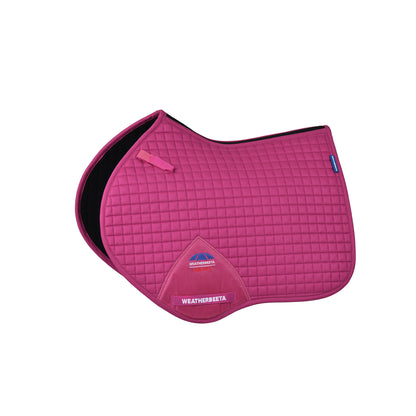 image_main - Bright Magenta - WeatherBeeta Prime Air-Tec Jump Shaped Saddle Pad - .jpg