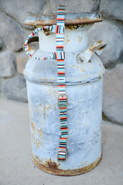 Showman ® Serape Print Nylon One Ear Headstall