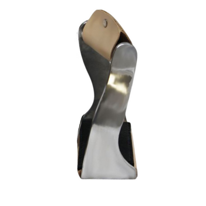 Showman Lightweight Twisted Angled Aluminum Stirrups