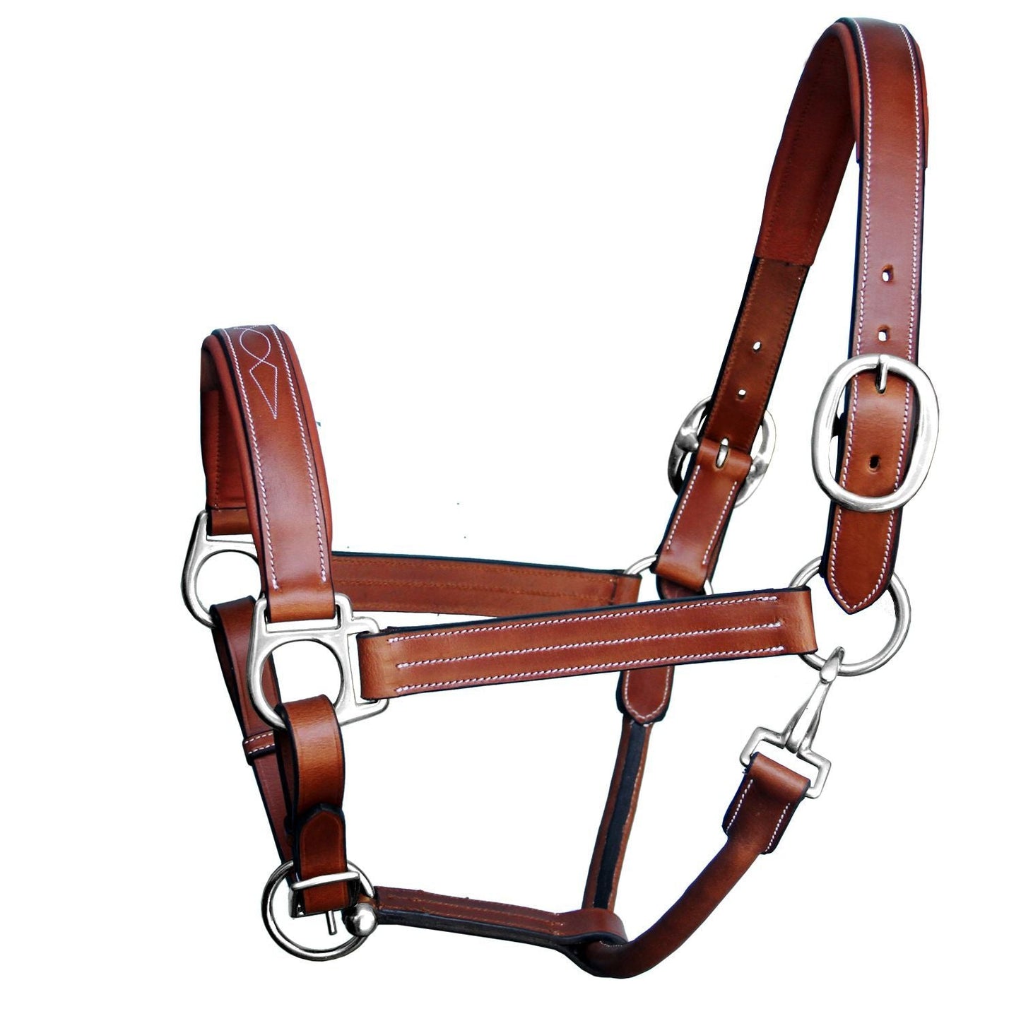 ExionPro Triple Stitched Halter - Brass Nickel Hardware