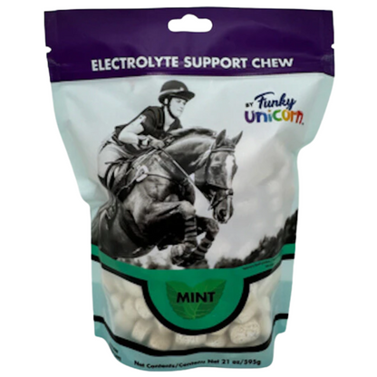 Funky Unicorn Electrolyte Cubes for Horses, Mint Flavor, Trainer's Pack (21oz)