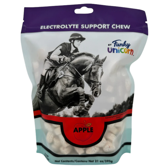 Funky Unicorn Electrolyte Cubes for Horses, Apple Flavor, Trainer's Pack (21oz)