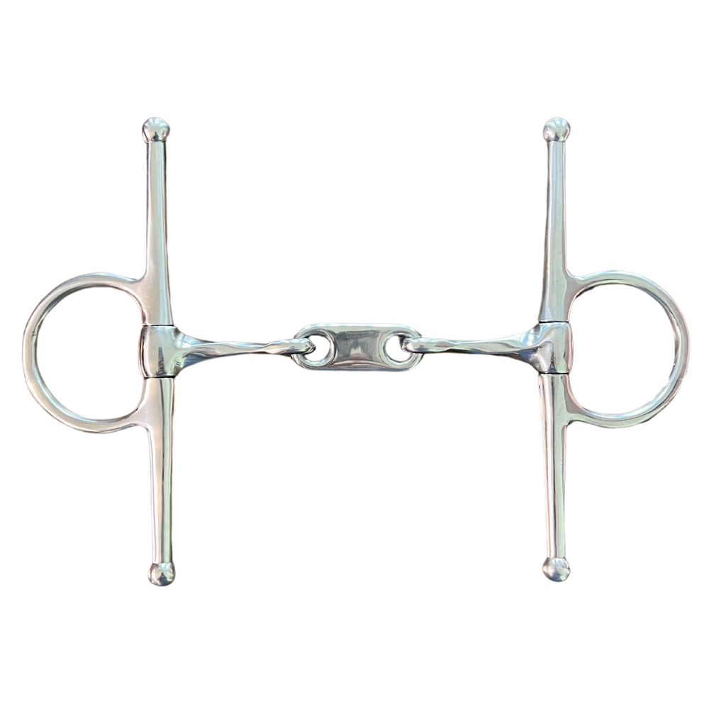 AJ Tack Twisted Stainless Steel Dr. Bristol Full Cheek Snaffle