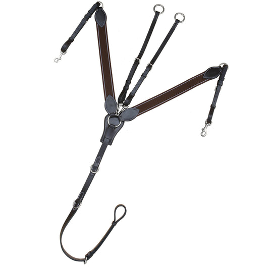 ExionPro Wide Elastic 3 Point Breastplate - Matching Elastic