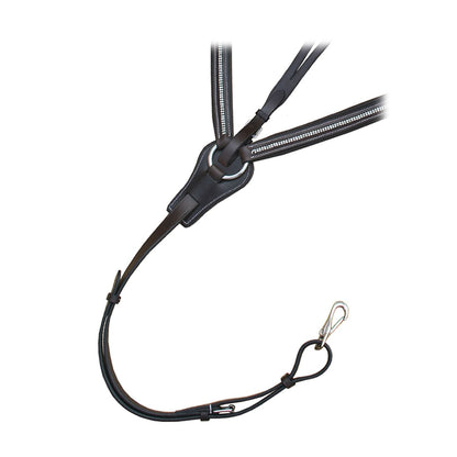 ExionPro 5 Point Bling Breastplate with Elastic & Sheepskin Padding