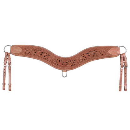 Showman ® Floral Tooled Tripping Collar