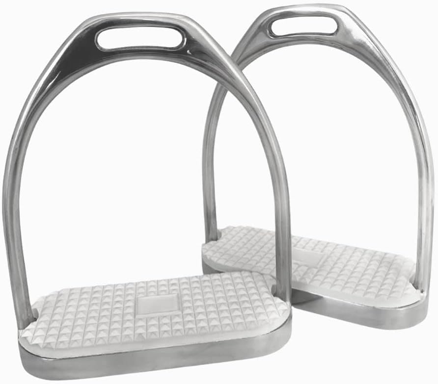 AJ Tack Stainless Steel Fillis Stirrup Irons