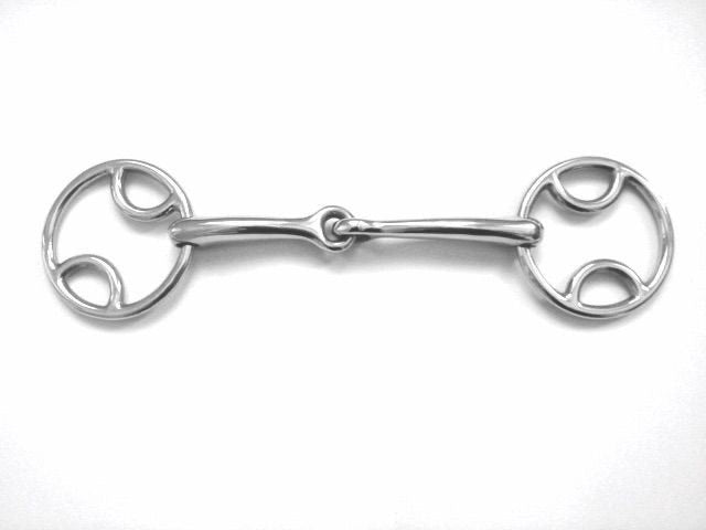 Shires Bevel Bit with Jointed Mouth, 5" Mouthpiece