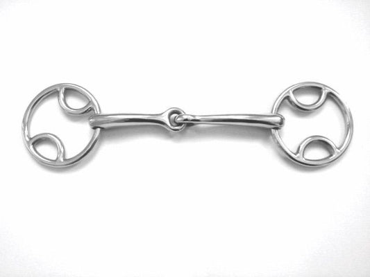 Shires Bevel Bit with Jointed Mouth, 5" Mouthpiece