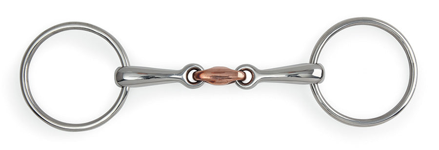 Shires Loose Ring Copper Lozenge Snaffle