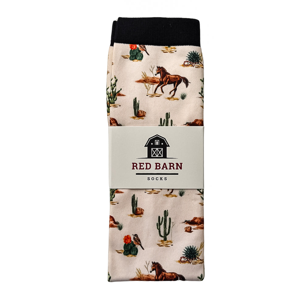 Red Barn Socks Boot Socks - Canyon Cactus Cool