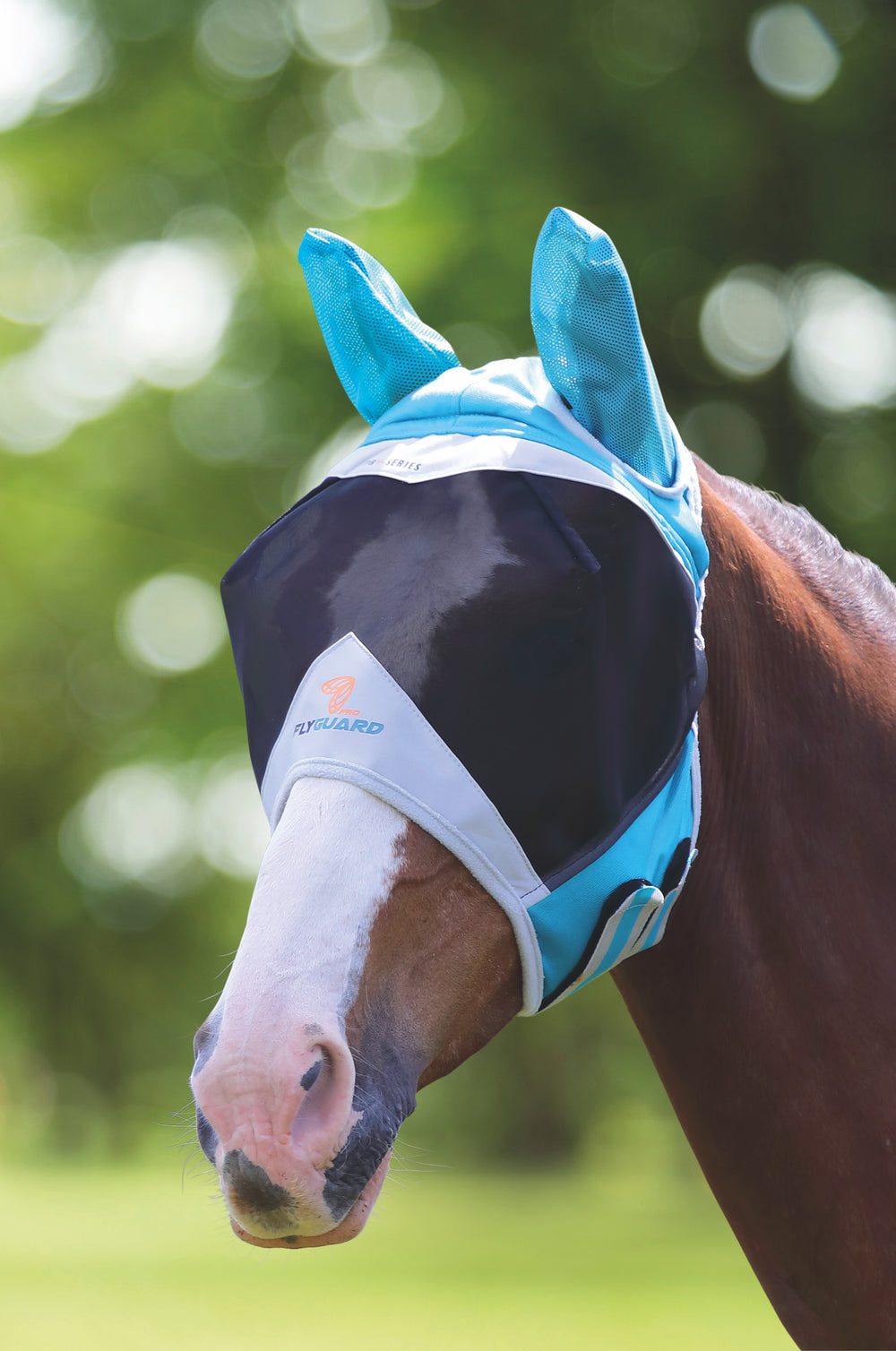 Shires FlyGuard Pro Fine Mesh Fly Mask with Ears