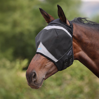 Shires FlyGuard Pro Fine Mesh Horse Fly Mask with Ear Holes