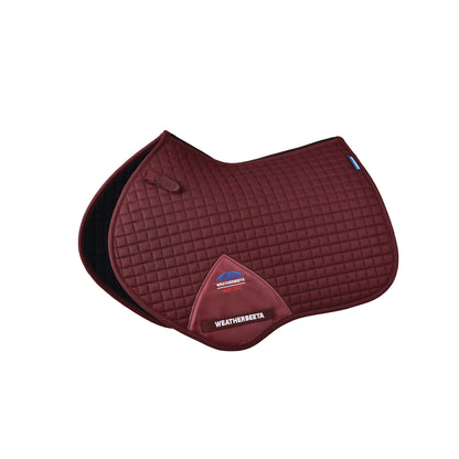 image_main - Burgundy - WeatherBeeta Prime Air-Tec Jump Shaped Saddle Pad - .jpg