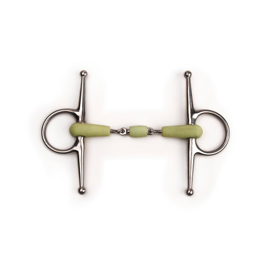 Shires Equikind Full Cheek Peanut Link Snaffle Bit, 5" Mouthpiece
