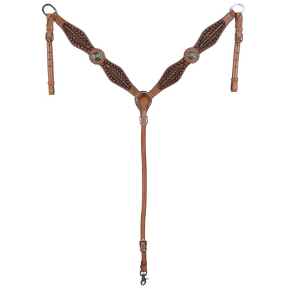 Showman Silverwing Browband Headstall and Breast Collar Set