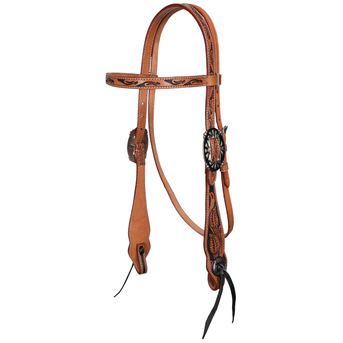 Showman Ornate Outlaw Browband Headstall and Breast Collar Set