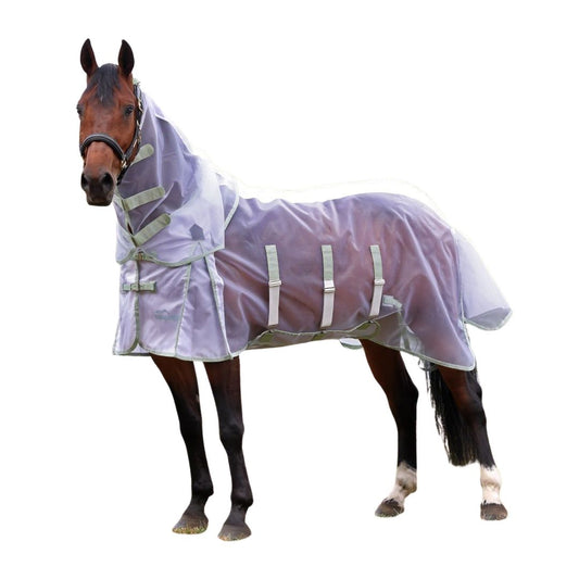 Shires Highlander Fine Mesh Horse Fly Sheet & Detachable Neck Rug Set
