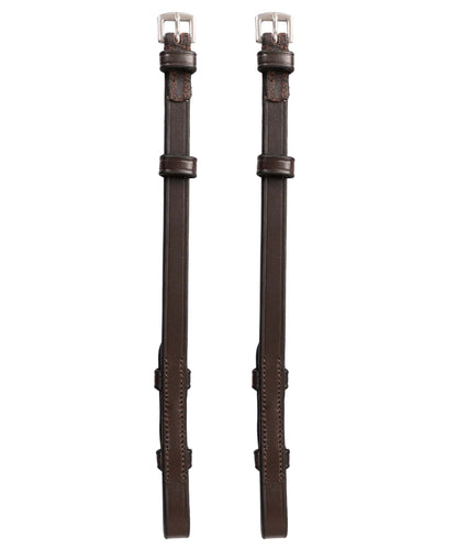 ExionPro Bridle Cheek Pieces With Hook Fastening - Matching Stitching