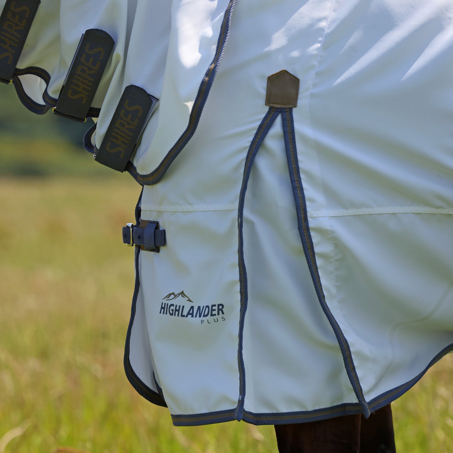 Shires Highlander Plus Sweet Itch Combo Horse Fly Rug with Hood