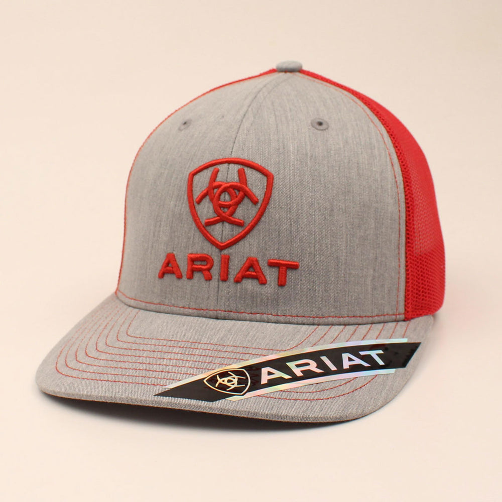 Ariat Mens Cap - Red and Grey