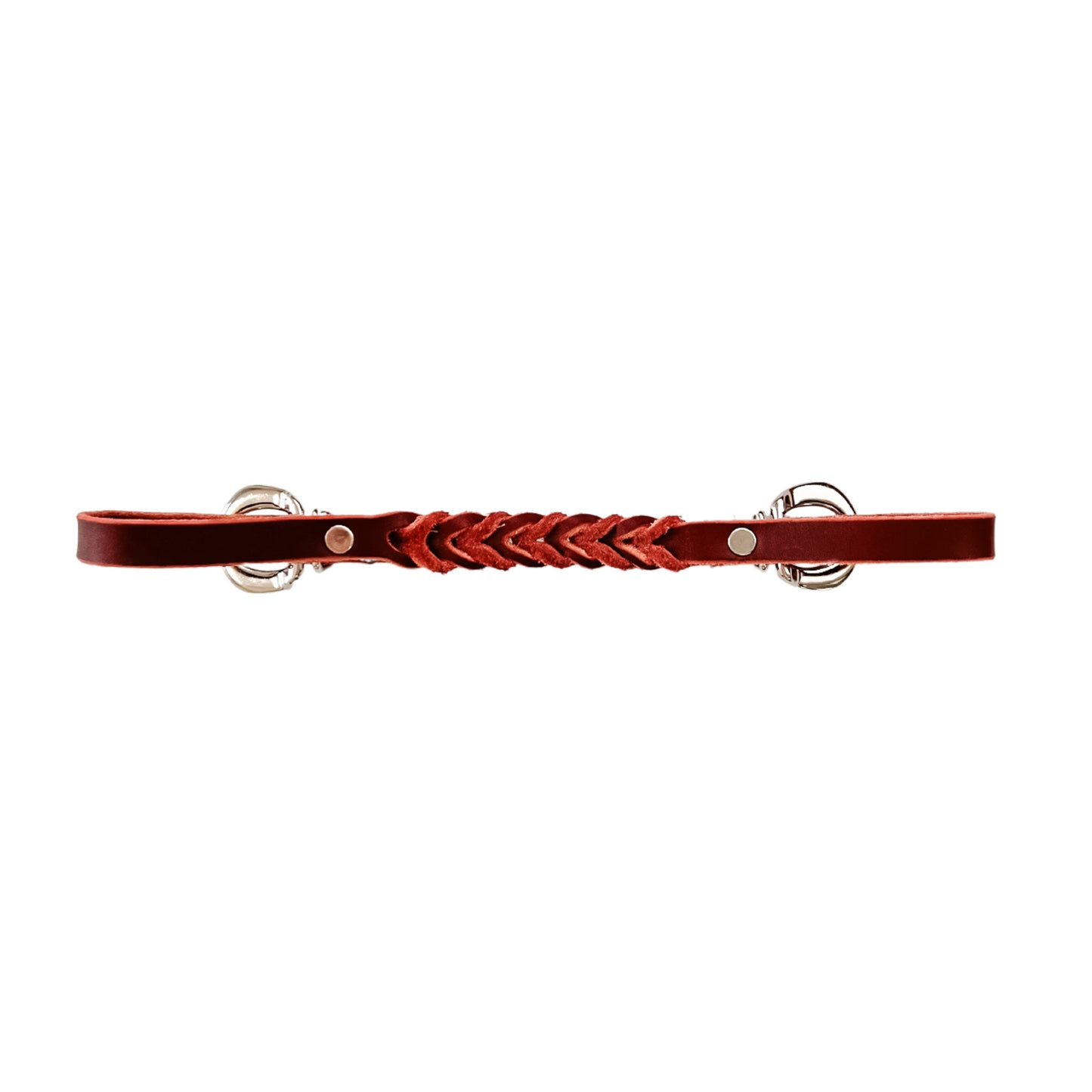 AJ Tack Latigo Braided Curb