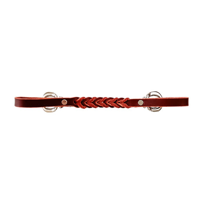 AJ Tack Latigo Braided Curb