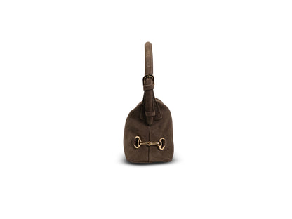 Bethany Bit Bag Suede | Limited Edition Milk Chocolate