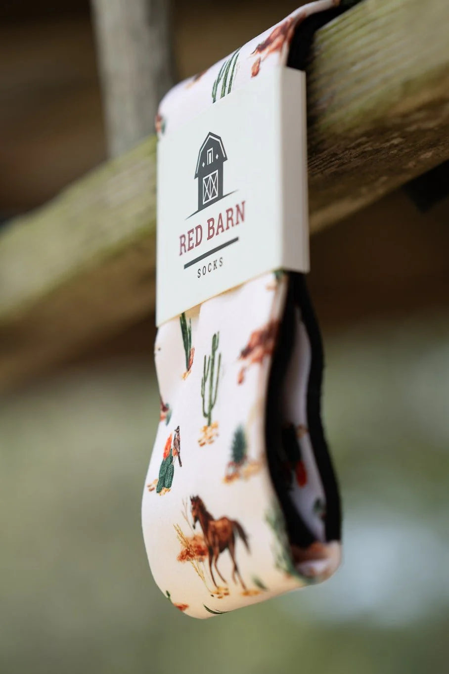 Red Barn Socks Boot Socks - Canyon Cactus Cool