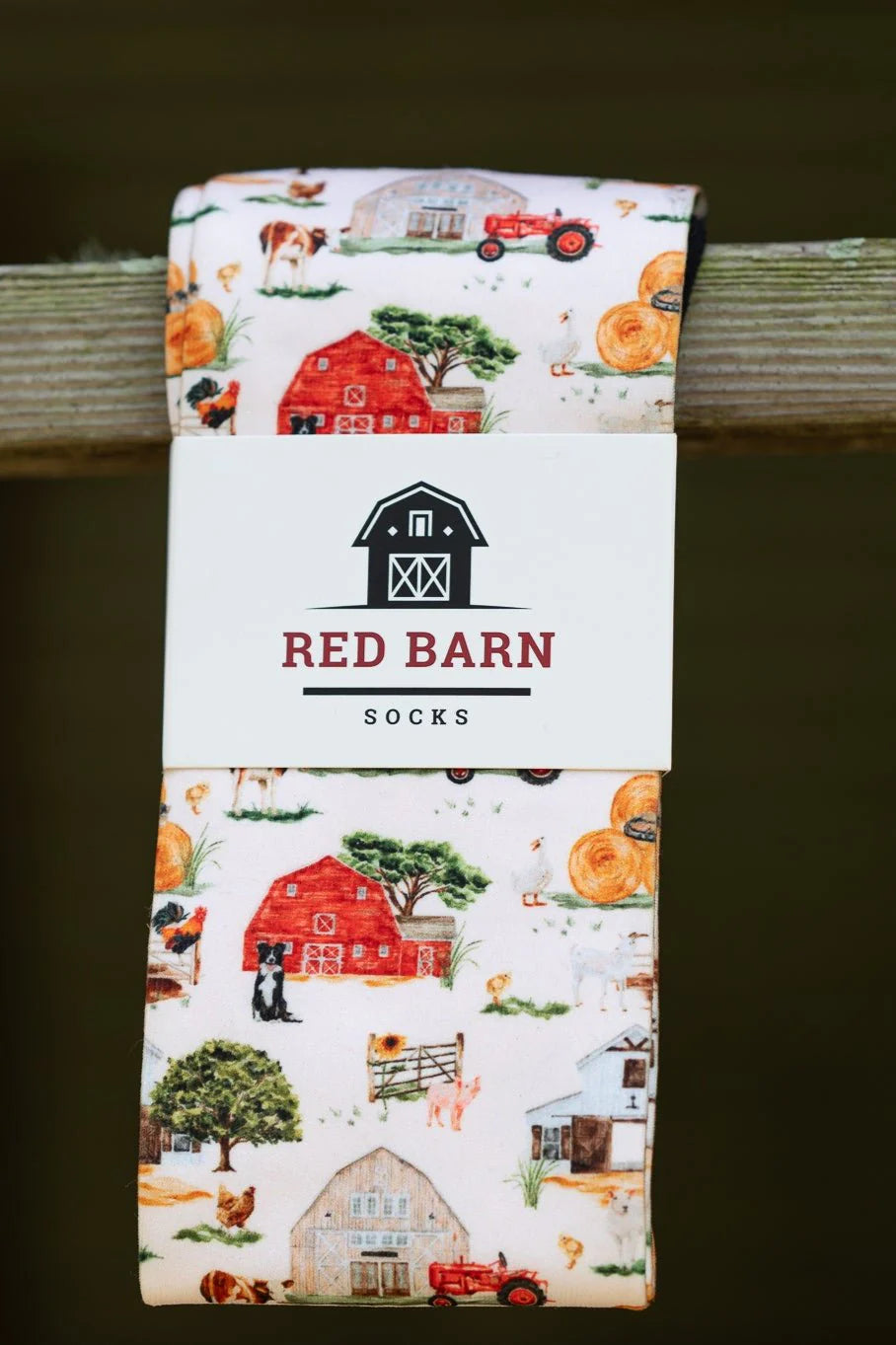 Red Barn Socks Boot Socks - Farm Life