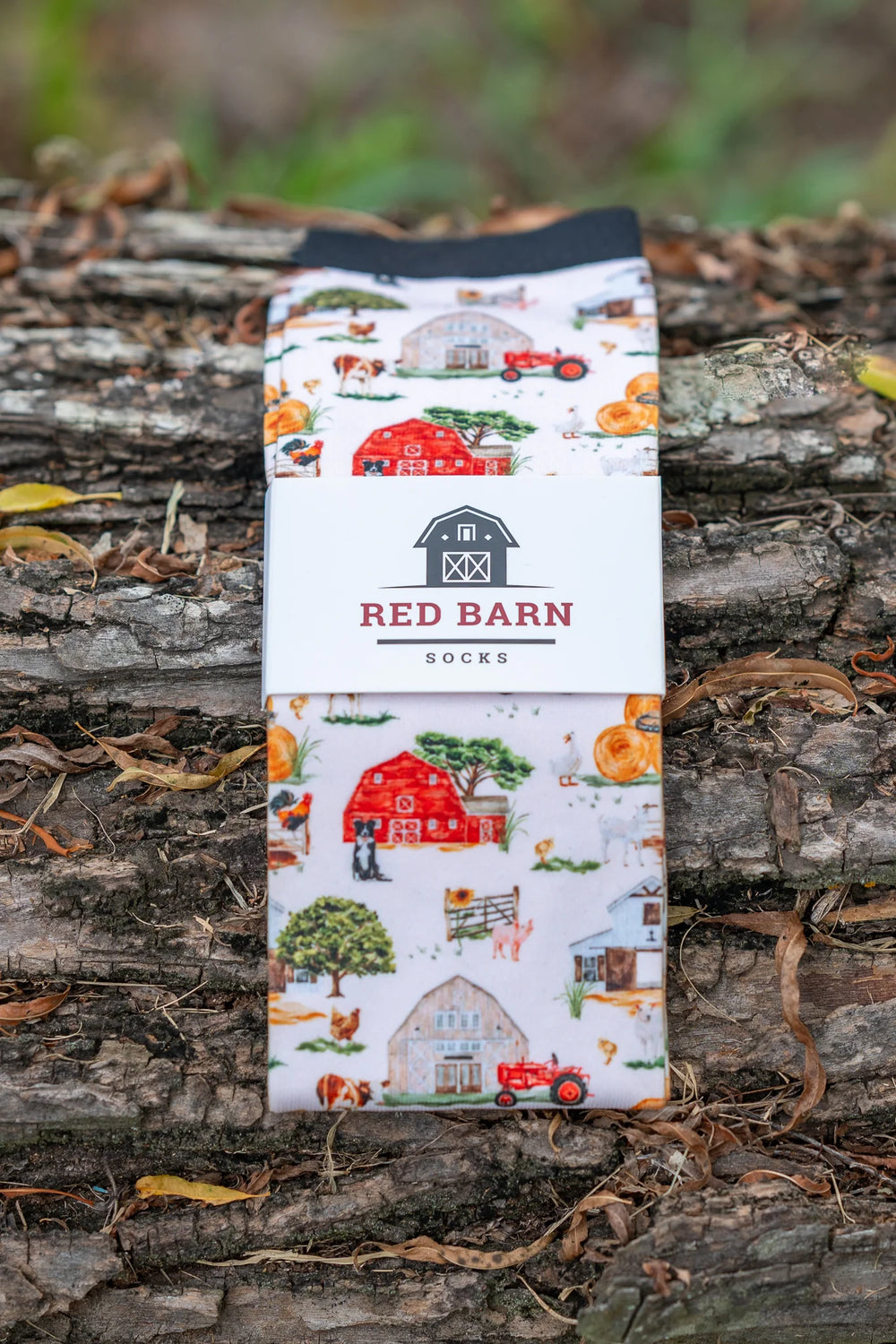 Red Barn Socks Boot Socks - Farm Life