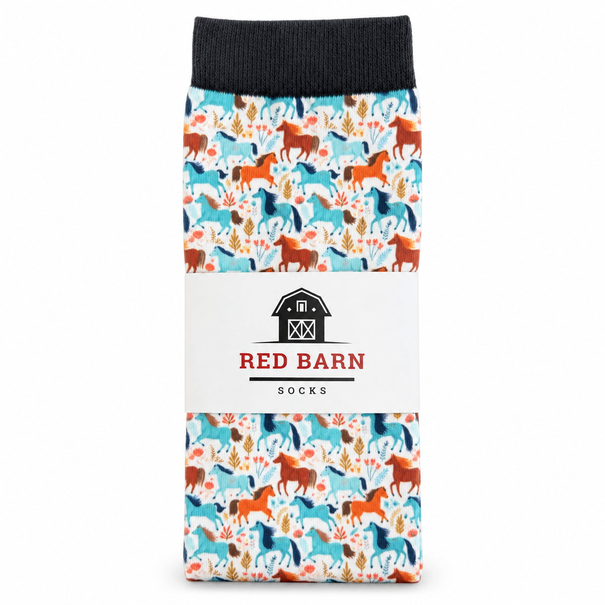 Red Barn Socks Fall In Stride Western Boot Socks