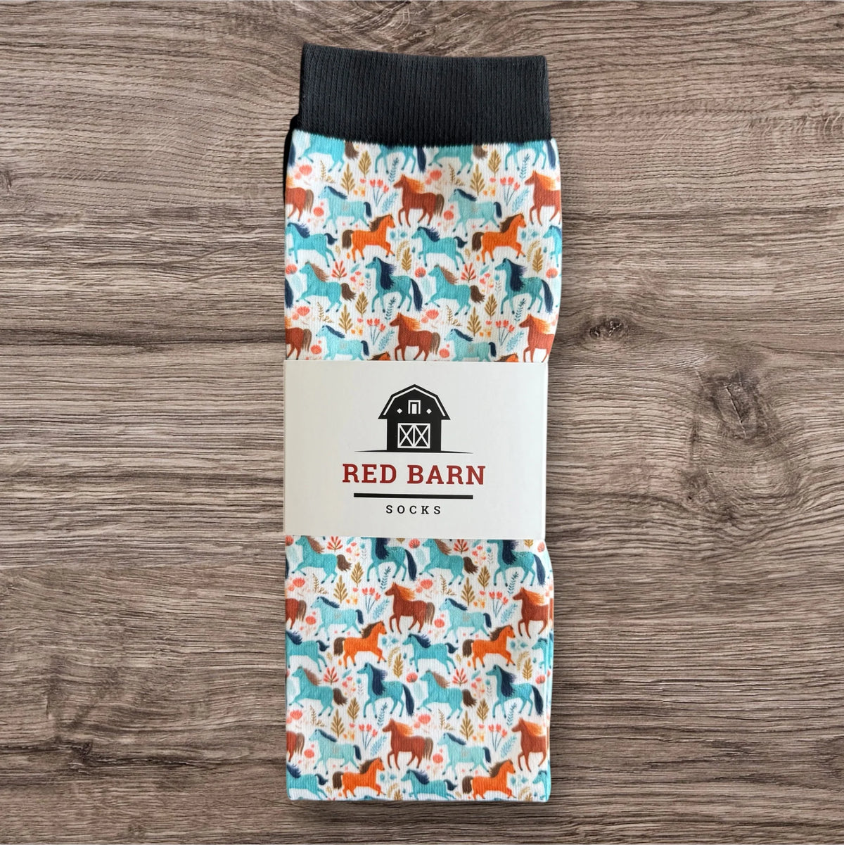 Red Barn Socks Fall In Stride Western Boot Socks