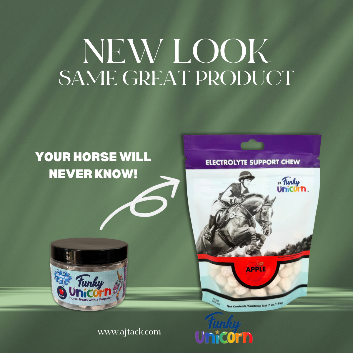 Funky Unicorn Electrolyte Cubes - Apple - 7oz.