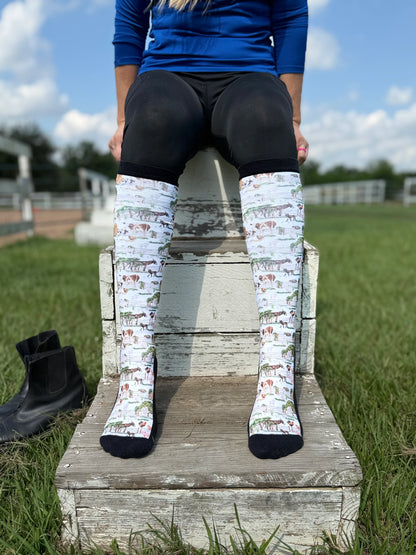 Red Barn Socks Boot Socks - Moo & Crew