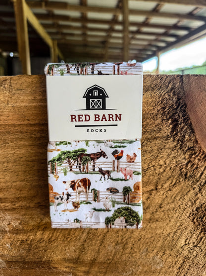 Red Barn Socks Boot Socks - Moo & Crew