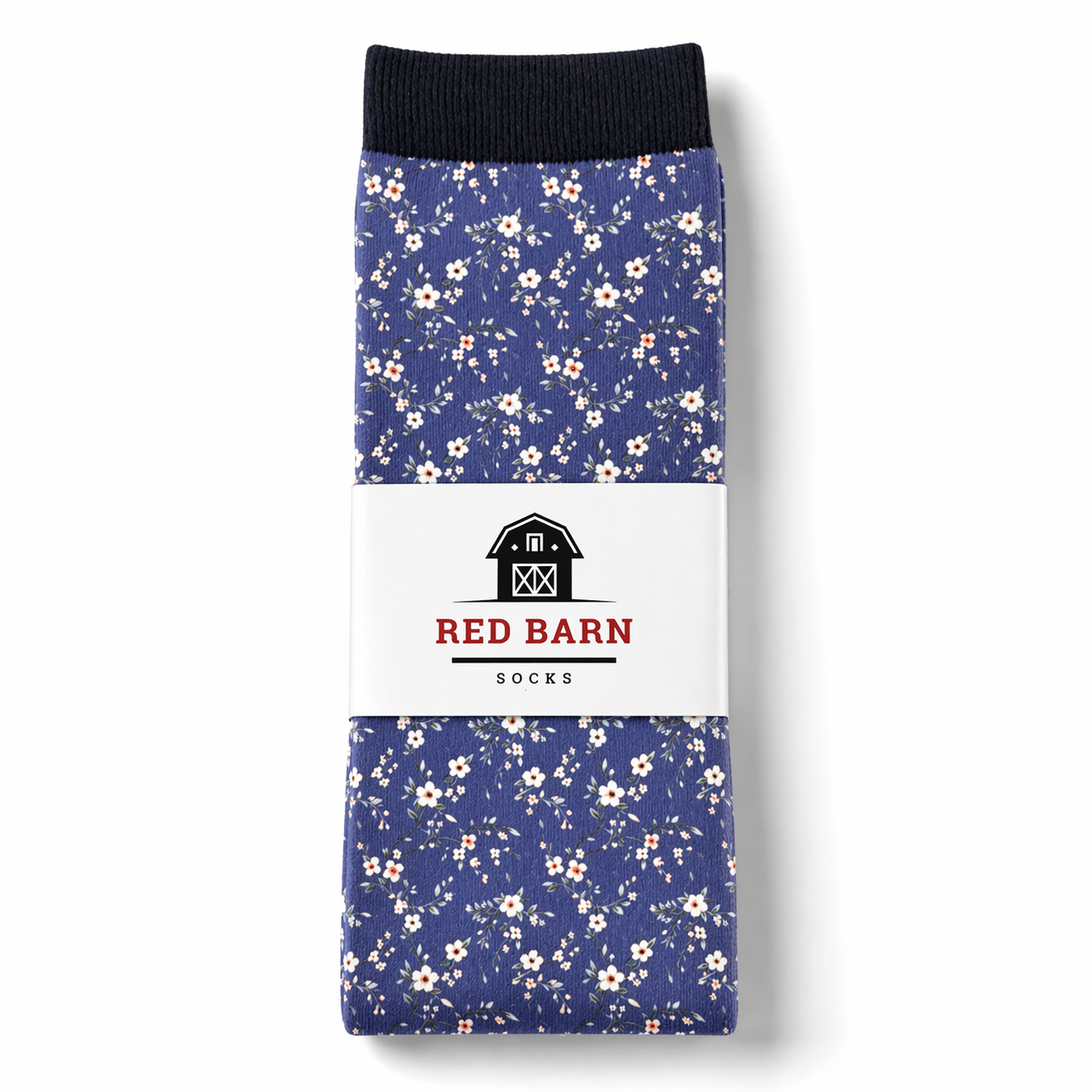 Red Barn Socks Petal Poppin' Western Boot Socks