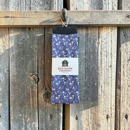 Red Barn Socks Petal Poppin' Western Boot Socks