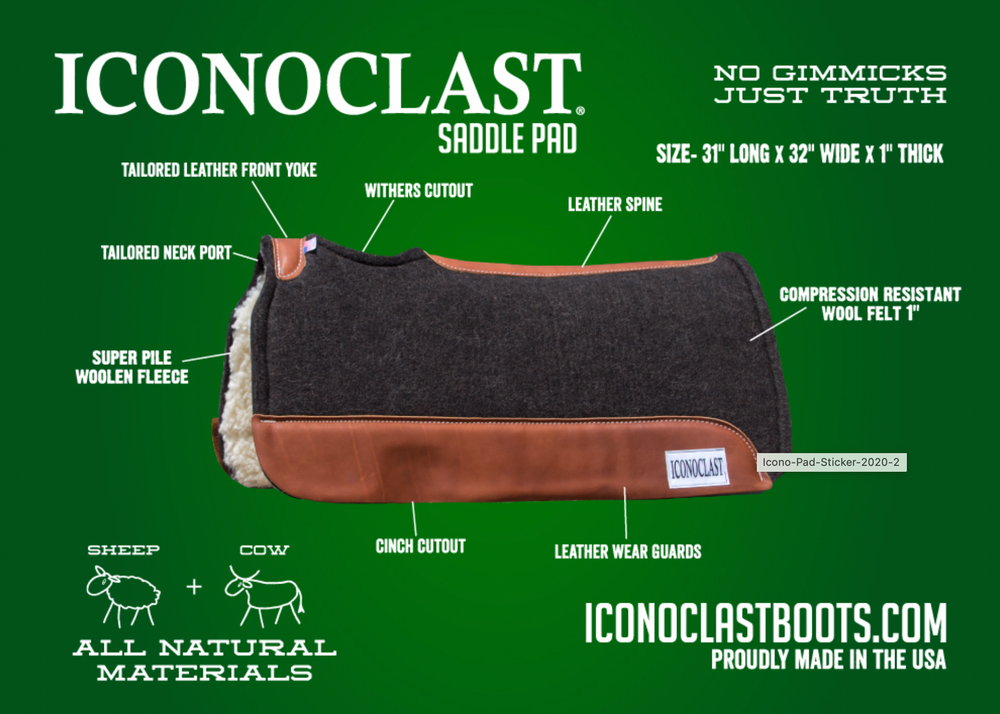 Iconoclast Saddle Pad