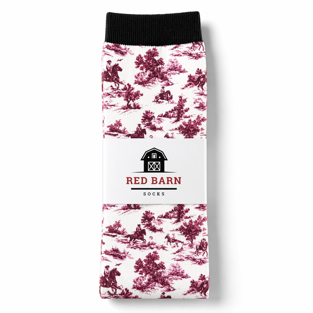 Red Barn Socks Trailside Tales Western Boot Socks