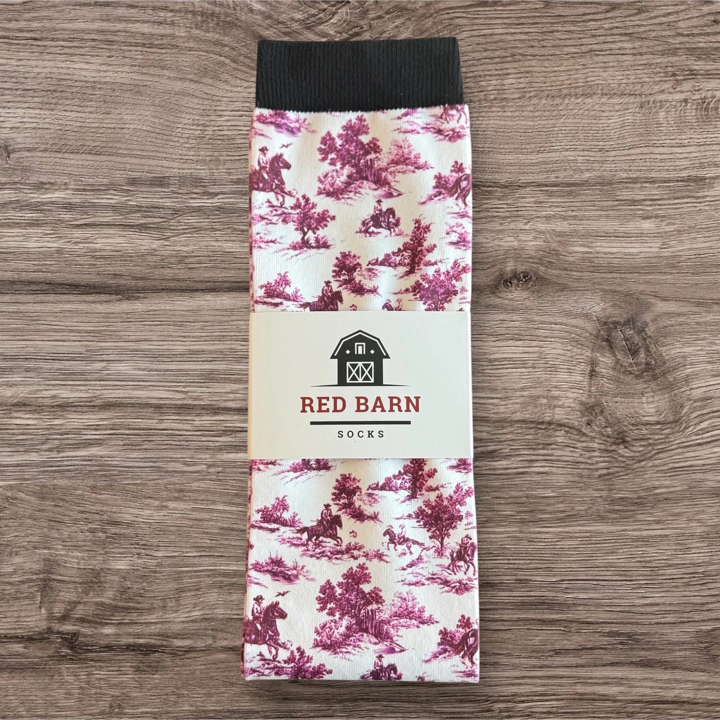 Red Barn Socks Trailside Tales Western Boot Socks