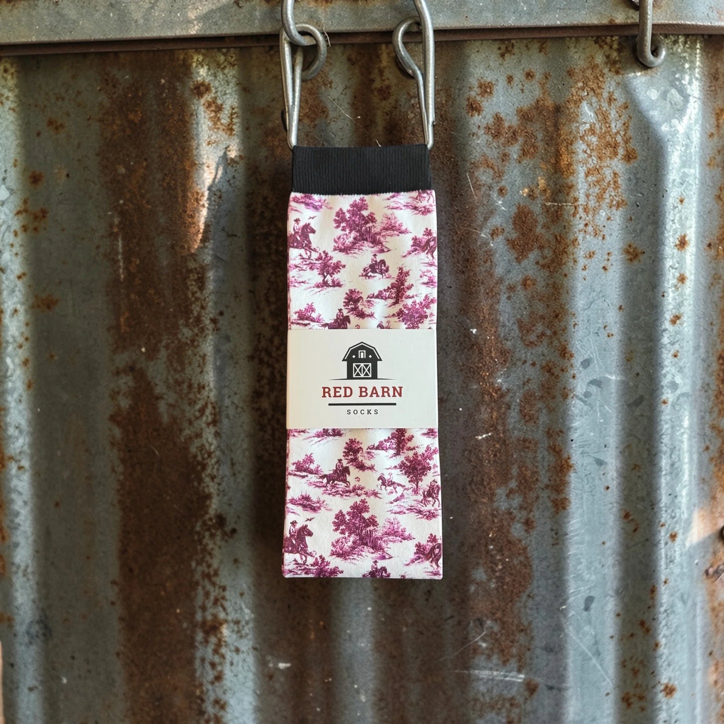 Red Barn Socks Trailside Tales Western Boot Socks