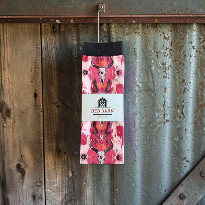 Red Barn Socks Wild at Heart Western Boot Socks