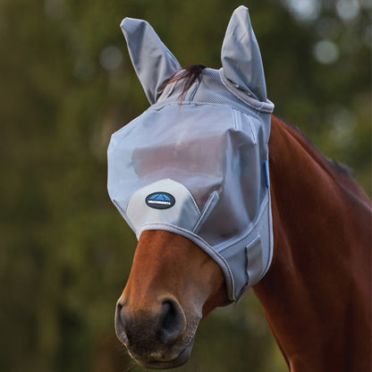 image_addtnl_1 - Grey - WeatherBeeta ComFiTec Fine Mesh Fly Mask with Ears - .jpg